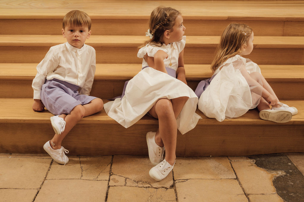 enfant d honneur mauve